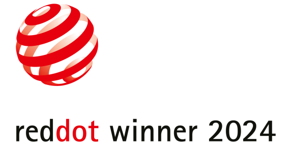 Badge de victoire au Red Dot Awards